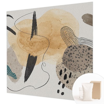 Decorative wall mural for living room Abstract composition