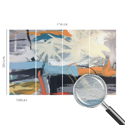 Non-woven wall mural Colorful abstraction