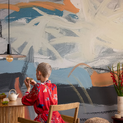 Non-woven wall mural Colorful abstraction