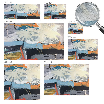 Non-woven wall mural Colorful abstraction