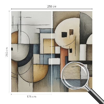 Non-woven photo wallpaper Geometric harmony