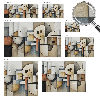 Non-woven photo wallpaper Geometric harmony