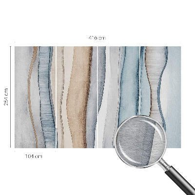 Wall mural for living room Abstract stripes