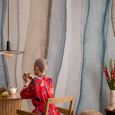 Wall mural for living room Abstract stripes