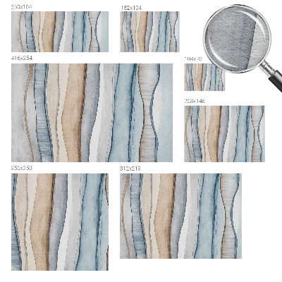 Wall mural for living room Abstract stripes