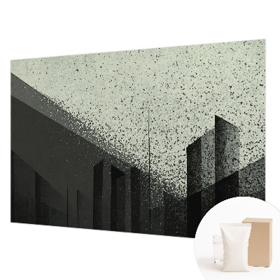 Wall mural for bedroom City geometry