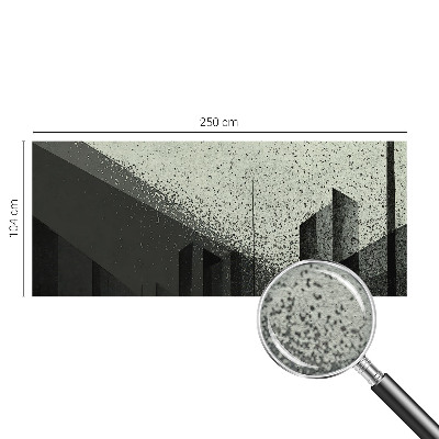 Wall mural for bedroom City geometry