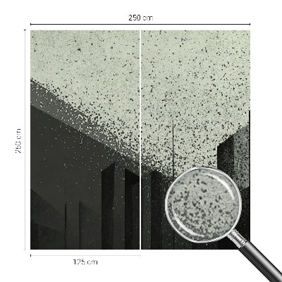 Wall mural for bedroom City geometry