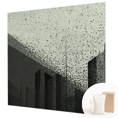 Wall mural for bedroom City geometry