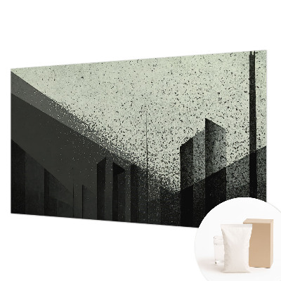 Wall mural for bedroom City geometry