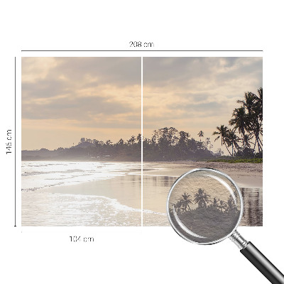 Wallpaper mural for living room Beach morning