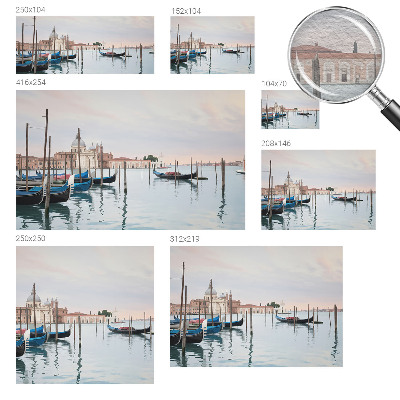 Modern wall mural Venetian scenery