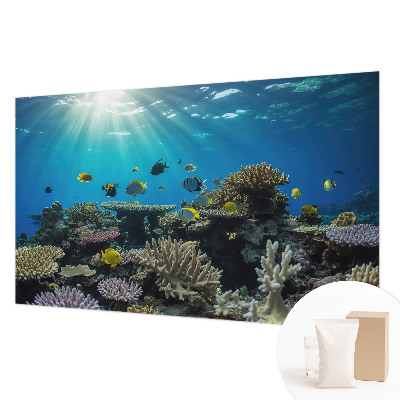 Modern wall mural for bedroom Underwater world