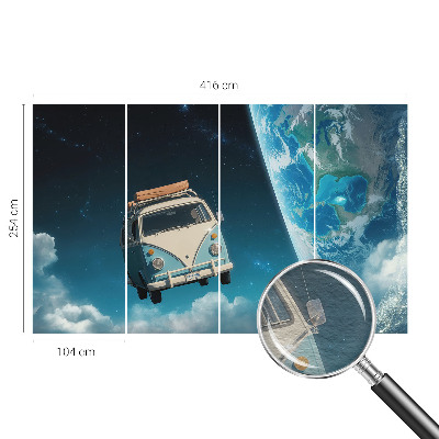 Premium photo wallpaper Space travel