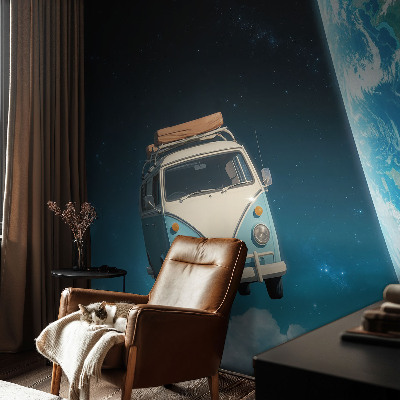 Premium photo wallpaper Space travel