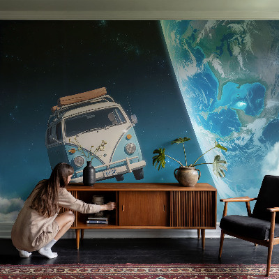 Premium photo wallpaper Space travel