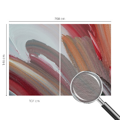 Decorative wall mural for living room Painterly expression