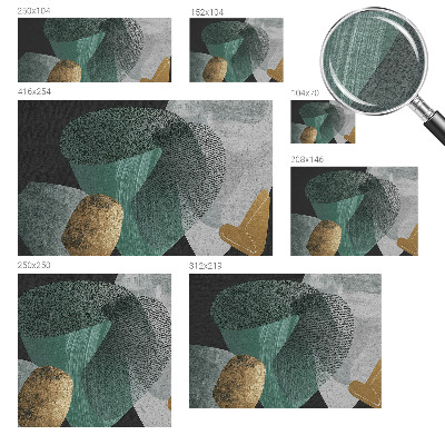 Non-woven photo wallpaper Abstract geometry