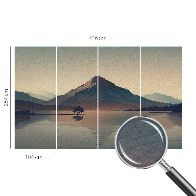 Wallpaper mural Mountain landscape