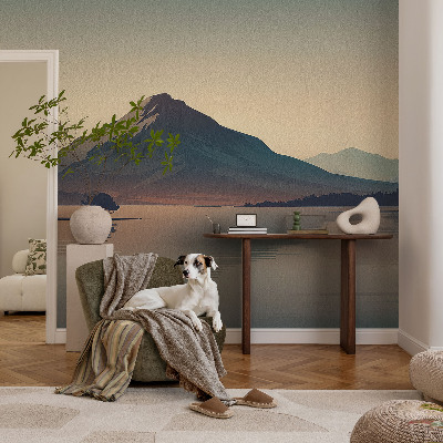 Wallpaper mural Mountain landscape