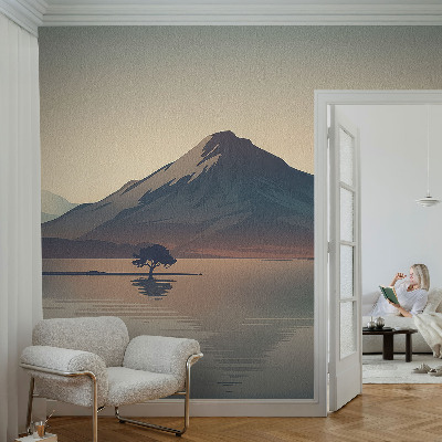 Wallpaper mural Mountain landscape