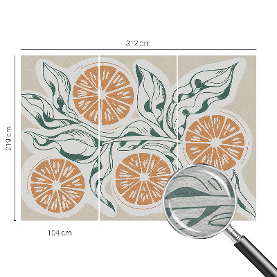 Wall mural Fruit patterns