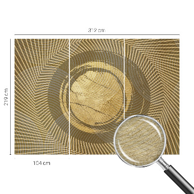 Photo wall mural Radiating lines