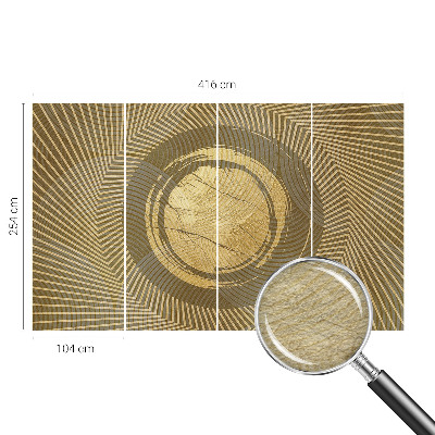 Photo wall mural Radiating lines