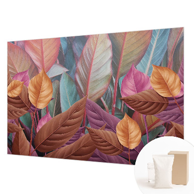 Bedroom wall mural wallpaper Colorful leaves
