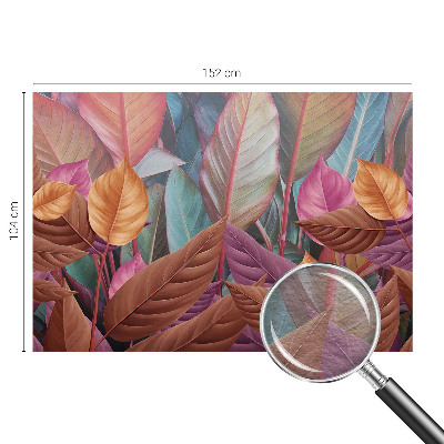 Bedroom wall mural wallpaper Colorful leaves