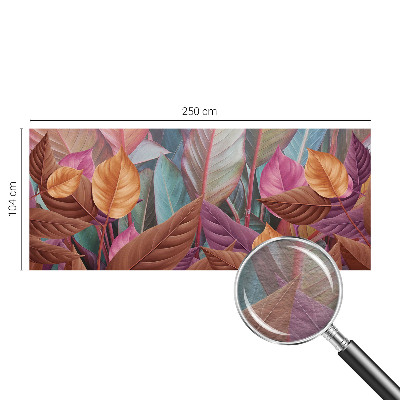 Bedroom wall mural wallpaper Colorful leaves