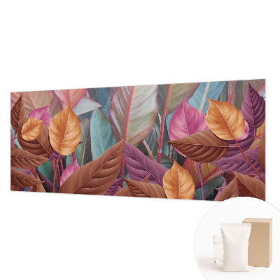 Bedroom wall mural wallpaper Colorful leaves