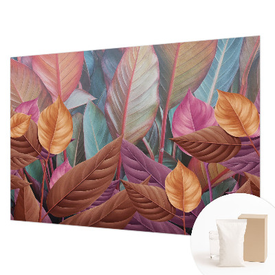 Bedroom wall mural wallpaper Colorful leaves