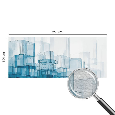 Large wall mural wallpaper Transparent cubes