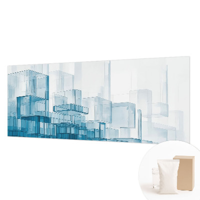 Large wall mural wallpaper Transparent cubes