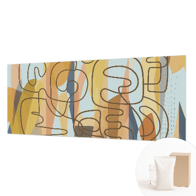 Modern wall mural for bedroom Abstract shapes