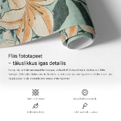 Premium photo wallpaper Plant motif