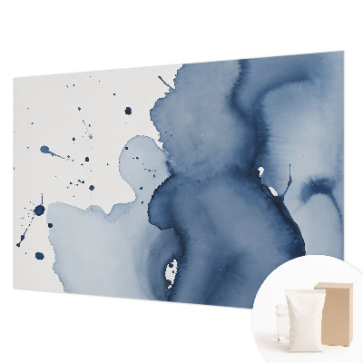 High quality photo wallpaper Navy blue splashes