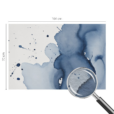 High quality photo wallpaper Navy blue splashes
