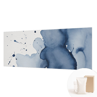 High quality photo wallpaper Navy blue splashes