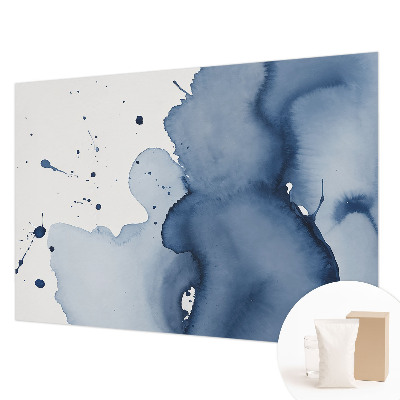 High quality photo wallpaper Navy blue splashes