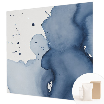 High quality photo wallpaper Navy blue splashes