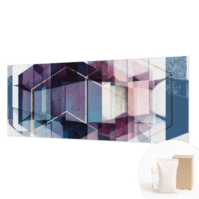 Non-woven wall mural Geometric cubes