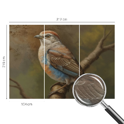 Photo wallpaper Bird portrait