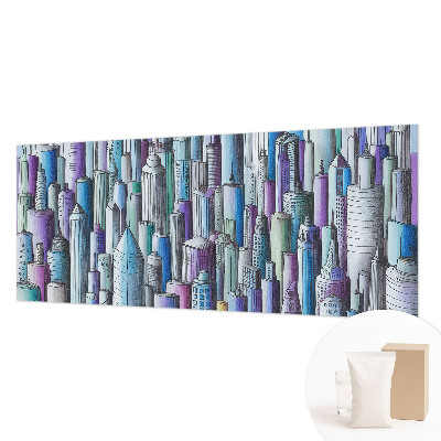 Wall mural for bedroom City skyscrapers