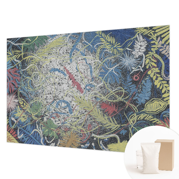 Bedroom wall mural wallpaper Plant swirls