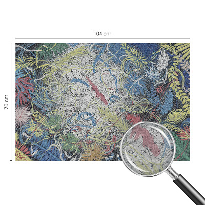 Bedroom wall mural wallpaper Plant swirls