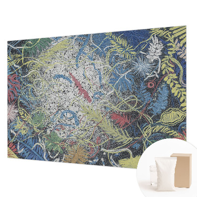 Bedroom wall mural wallpaper Plant swirls