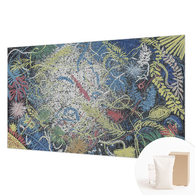 Bedroom wall mural wallpaper Plant swirls