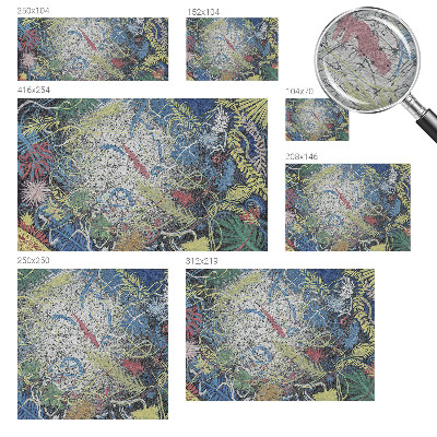 Bedroom wall mural wallpaper Plant swirls